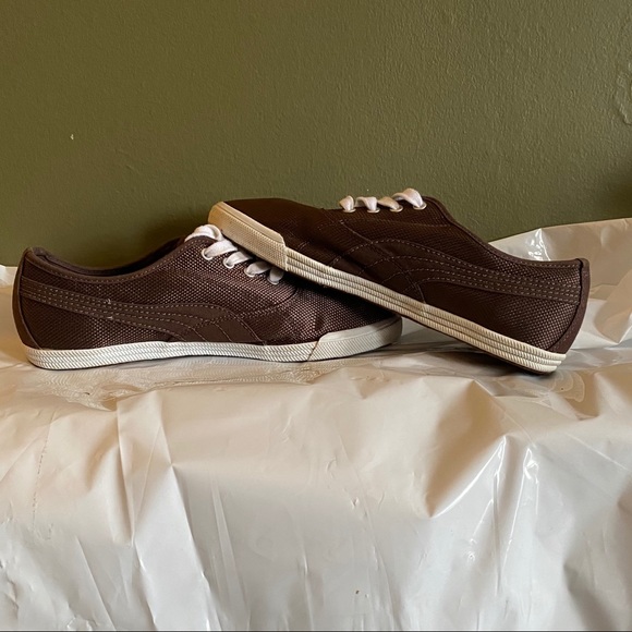 Puma Shoes Brown Size 9 - Picture 2 of 8